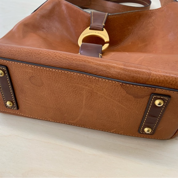 Dooney & Bourke Derby Florentine Hobo Brown Leather Purse - Picture 2 of 11